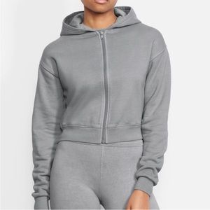 SKIMS outdoor fleece zip up